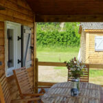 Chalets du Morvan coin terrasse