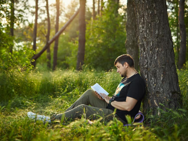 Plaisir de se plonger dans un bon roman